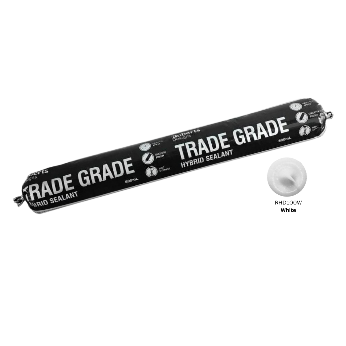 ROBERTS TRADE GRADE HYBRID SEALANT 600ML - WHITE