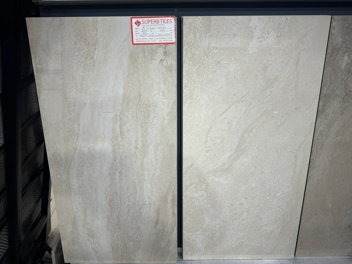 LONDON CREAM GLOSS 300x600