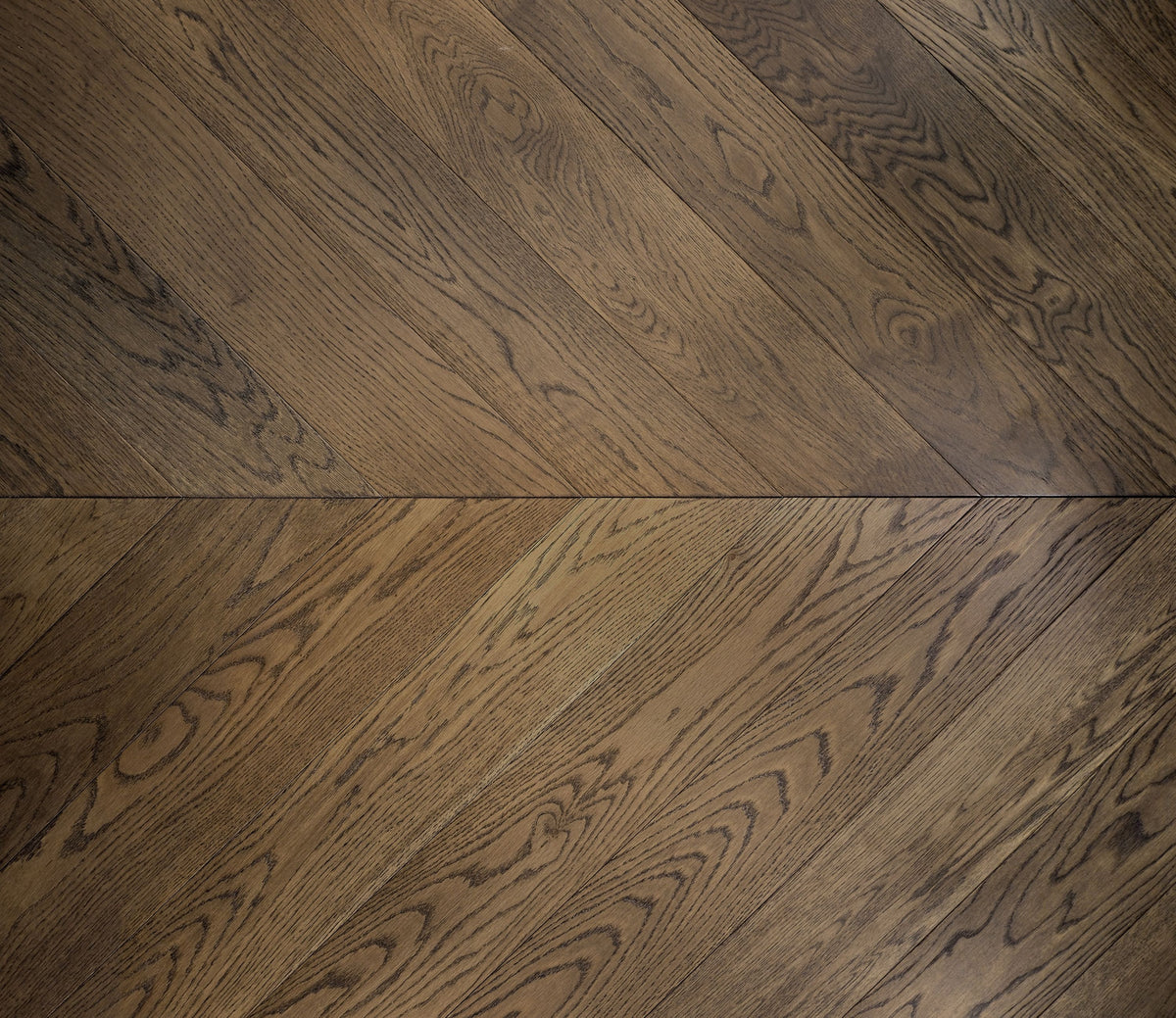 Maywood Bellavale Mocha Grain Chevron engineered flooring