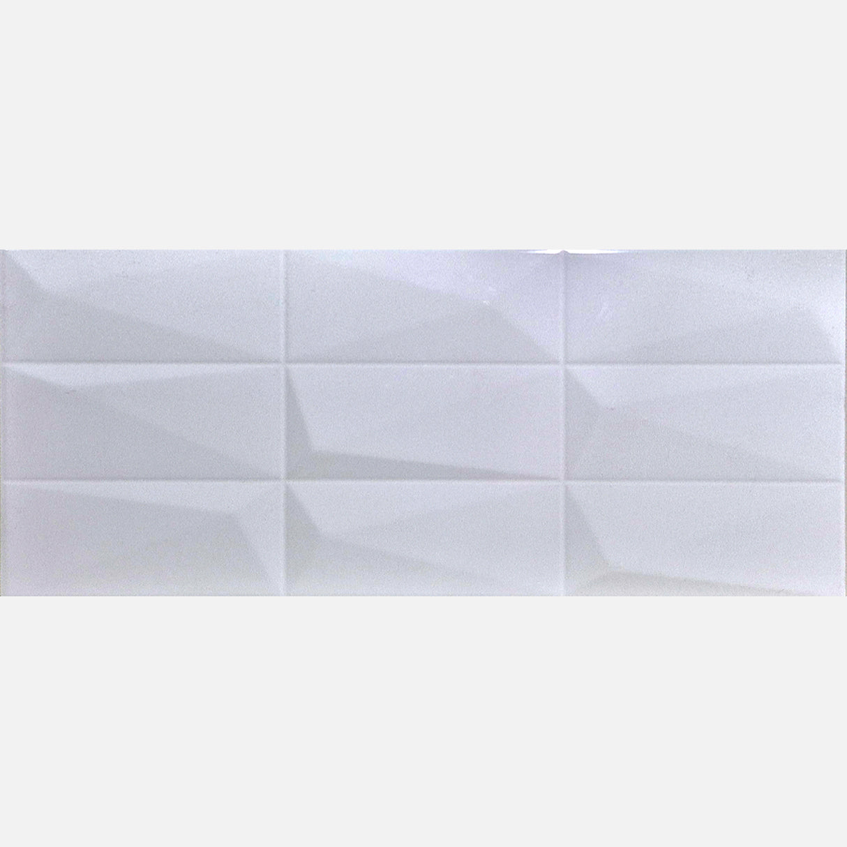 EVO WHITE POLYGON FEATURE CERAMIC 300x600