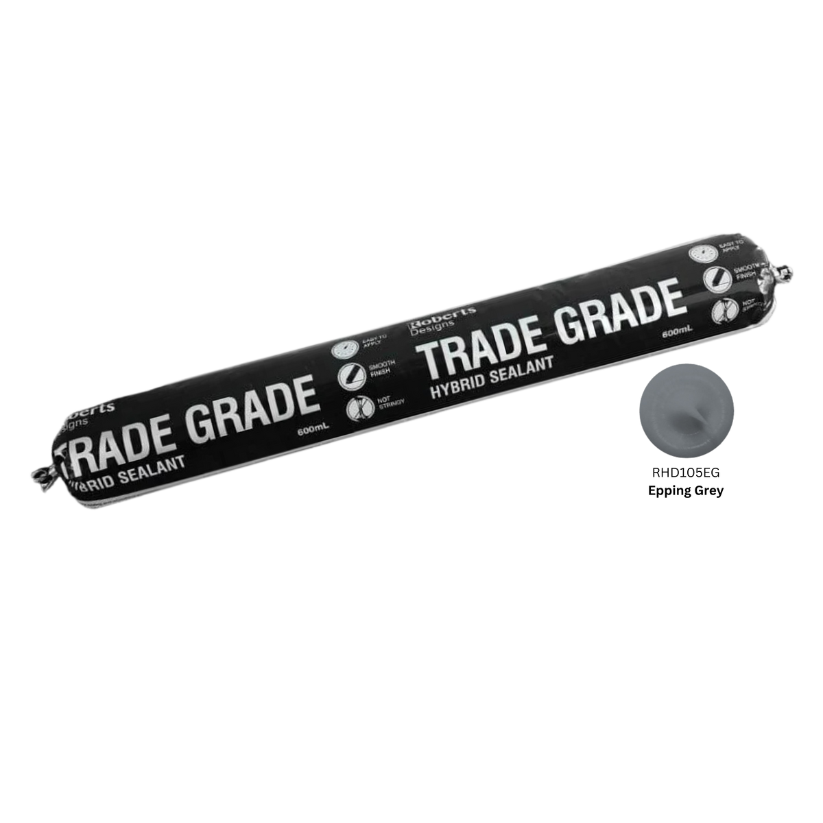 ROBERTS TRADE GRADE HYBRID SEALANT 600ML - EPPING GREY
