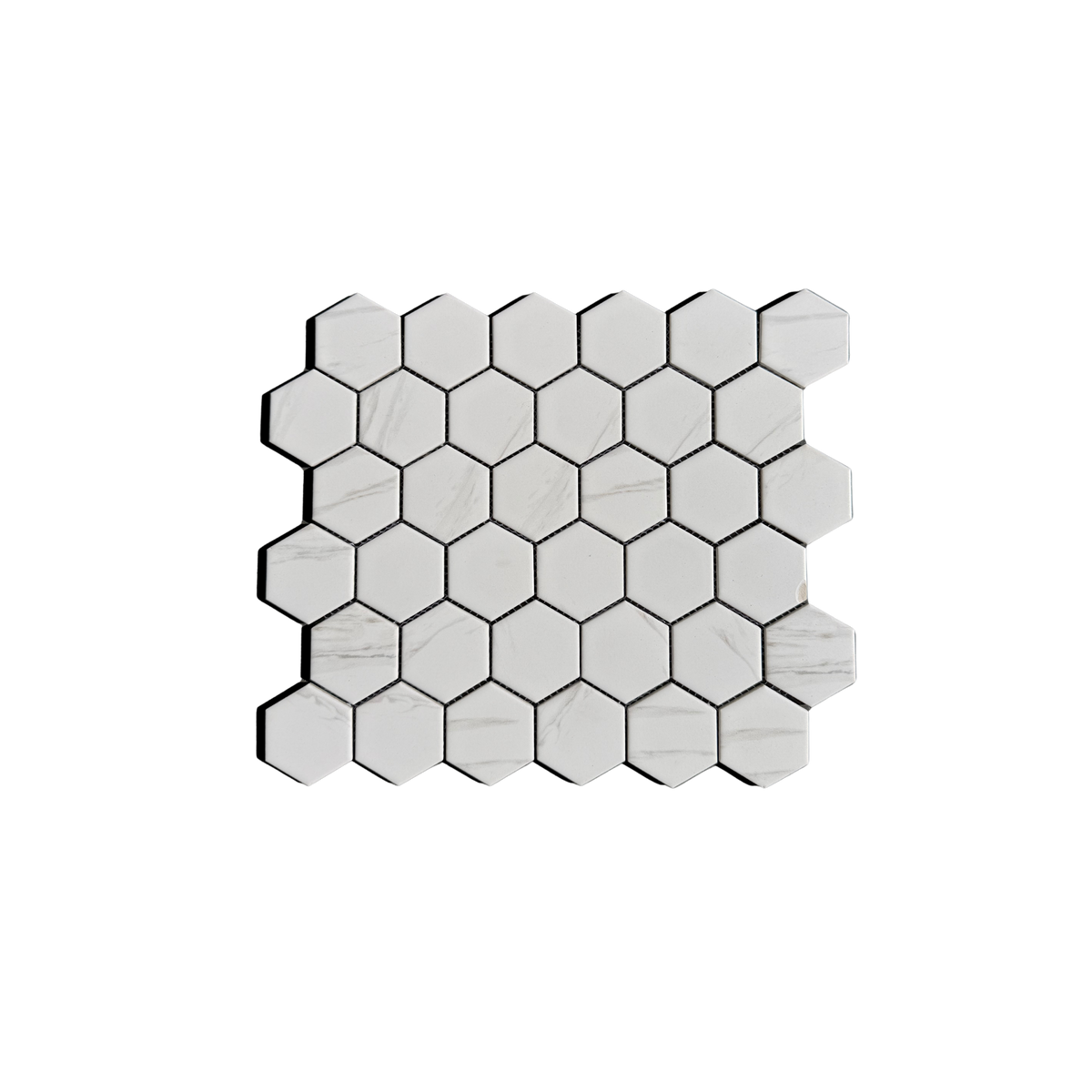 HEX CARRARA MATT MOSAIC 300X300
