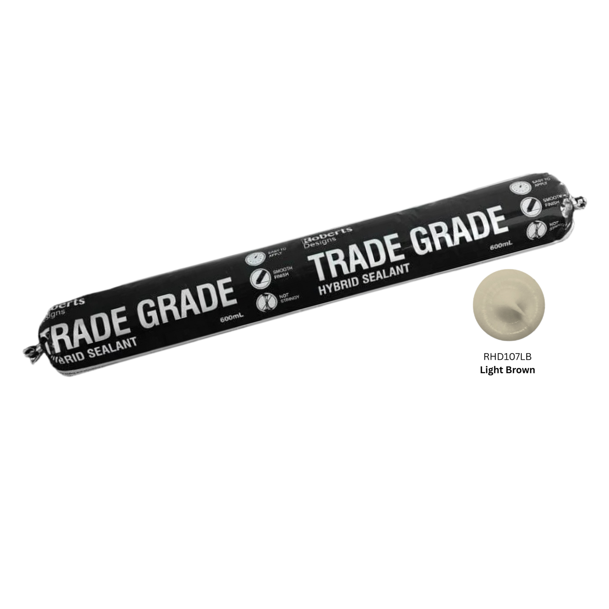 ROBERTS TRADE GRADE HYBRID SEALANT 600ML - LIGHT BROWN