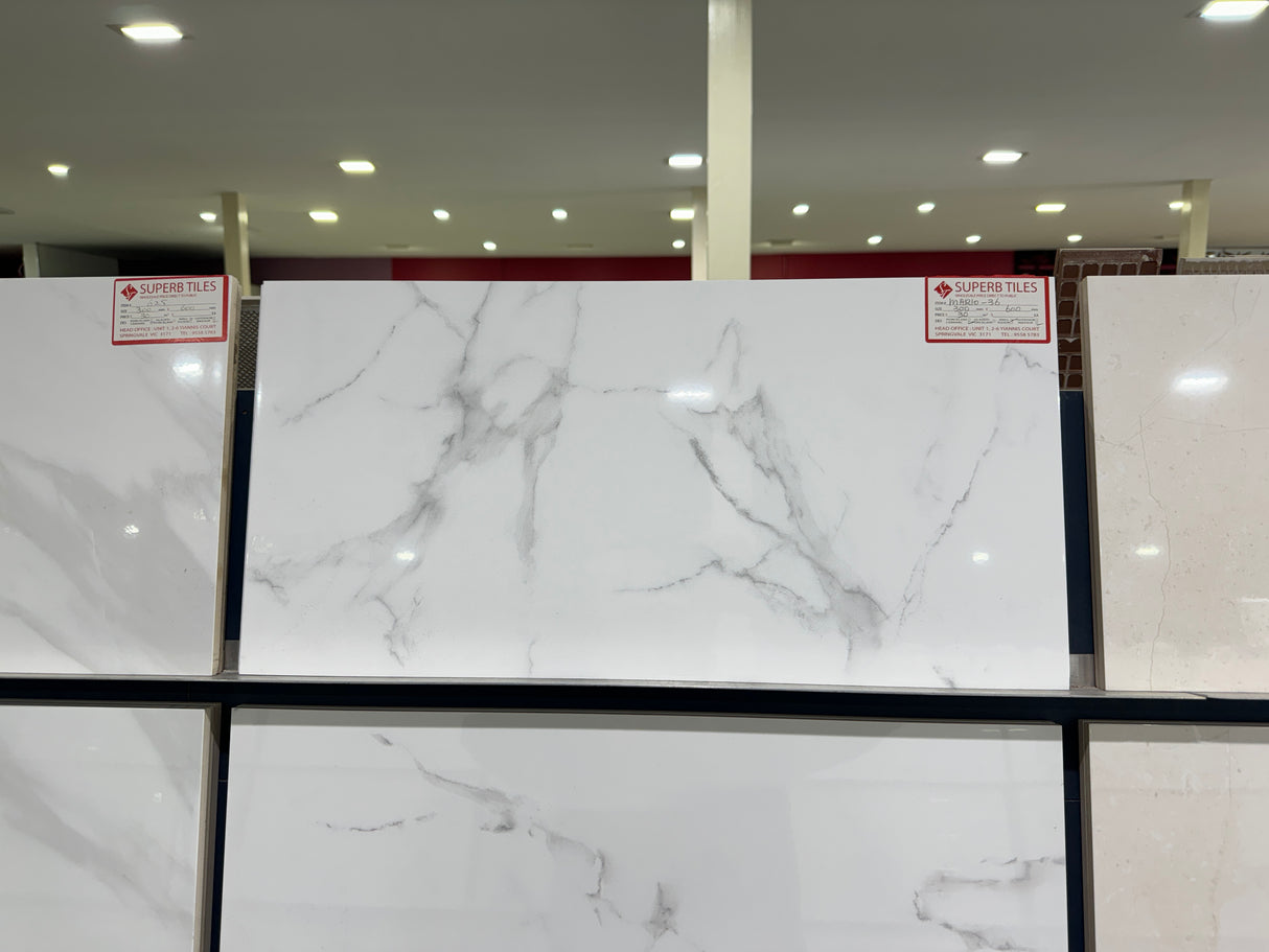 CARRARA CERAMIC GLOSS 300x600