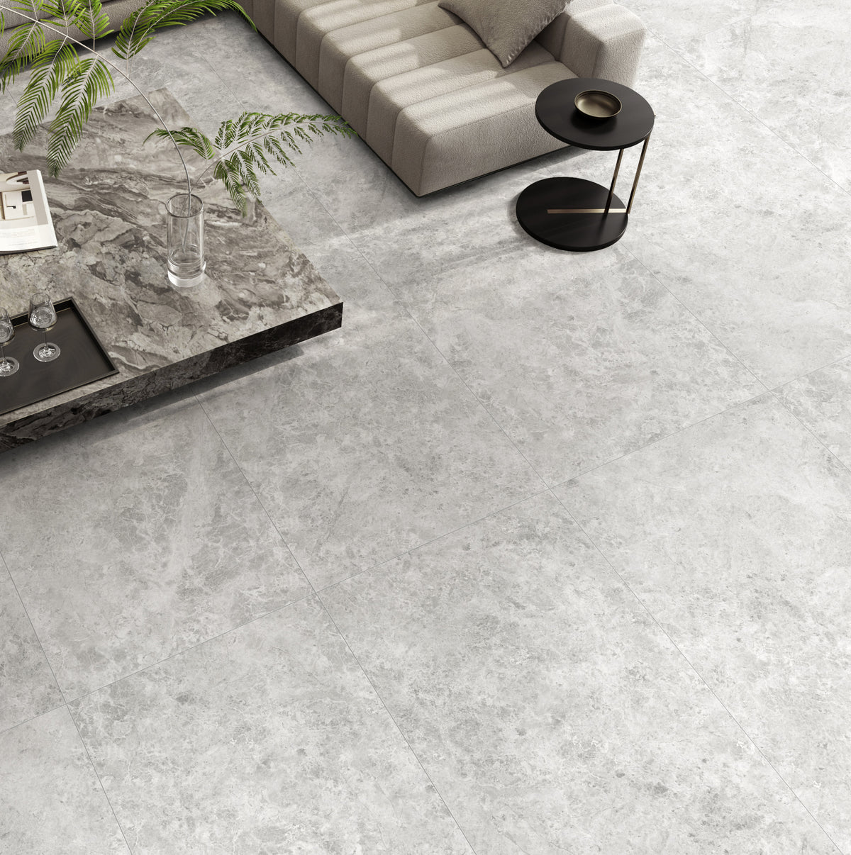 OREO SILVER GREY MATT 600x1200
