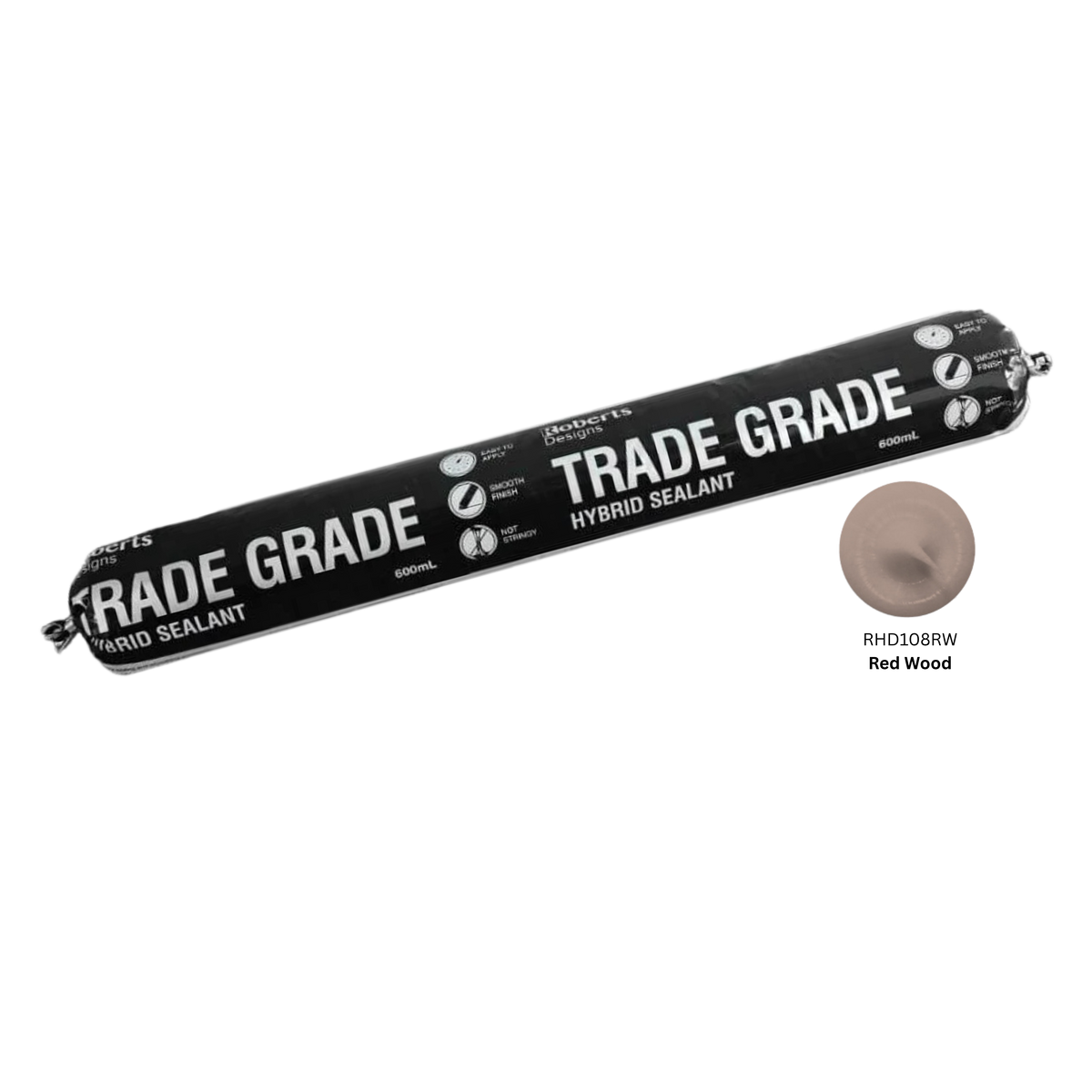 ROBERTS TRADE GRADE HYBRID SEALANT 600ML - REDWOOD
