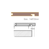 EXTERNAL DECKING - STARTER BOARD 5400X148X23MM