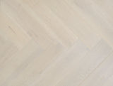 Maywood Manor Moonwash Herringbone engineered flooring