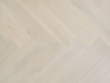 Maywood Manor Moonwash Herringbone engineered flooring