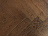 Maywood Manor Mocha Grain Herringbone engineered flooring