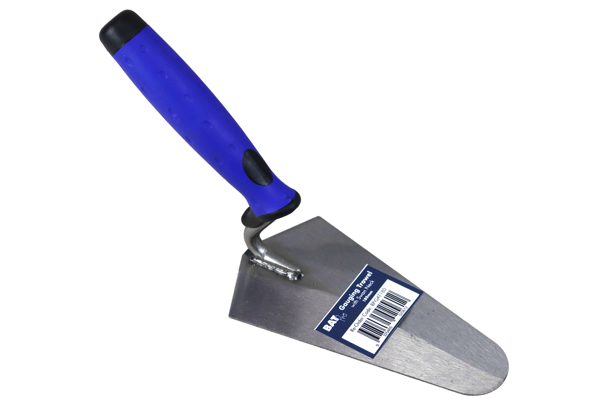 BAT gauging trowel with swan neck 180mm