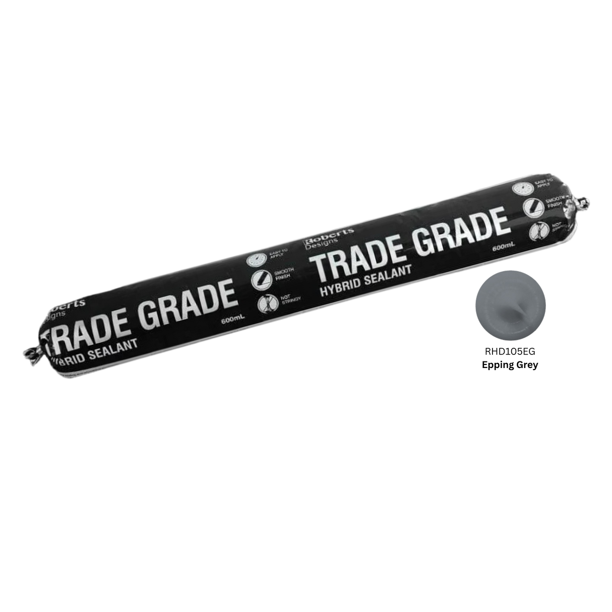 Roberts Trade Grade Hybrid Sealant 600ml - Epping Grey