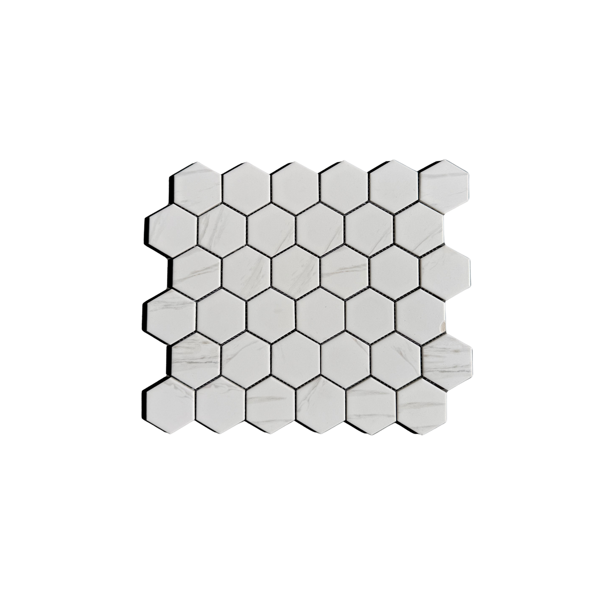 HEX CARRARA MATT MOSAIC 300X300