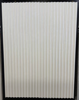 PEARL WHITE FLUTED PANELS 3000x110mm