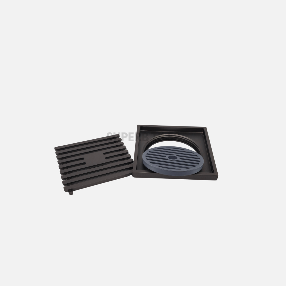 FLOOR GRATE 100X100 - 80MM WASTE PIPE