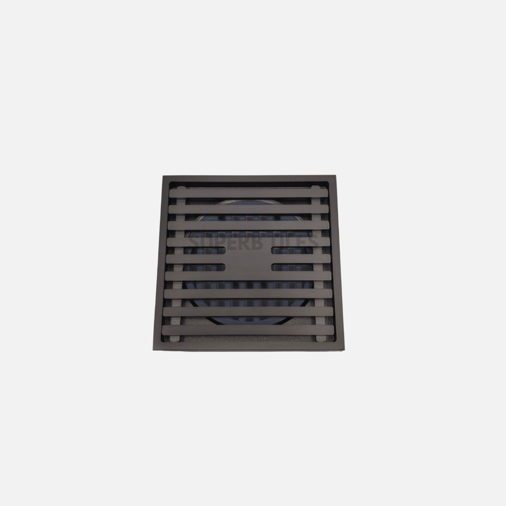 FLOOR GRATE 100X100 - 80MM WASTE PIPE