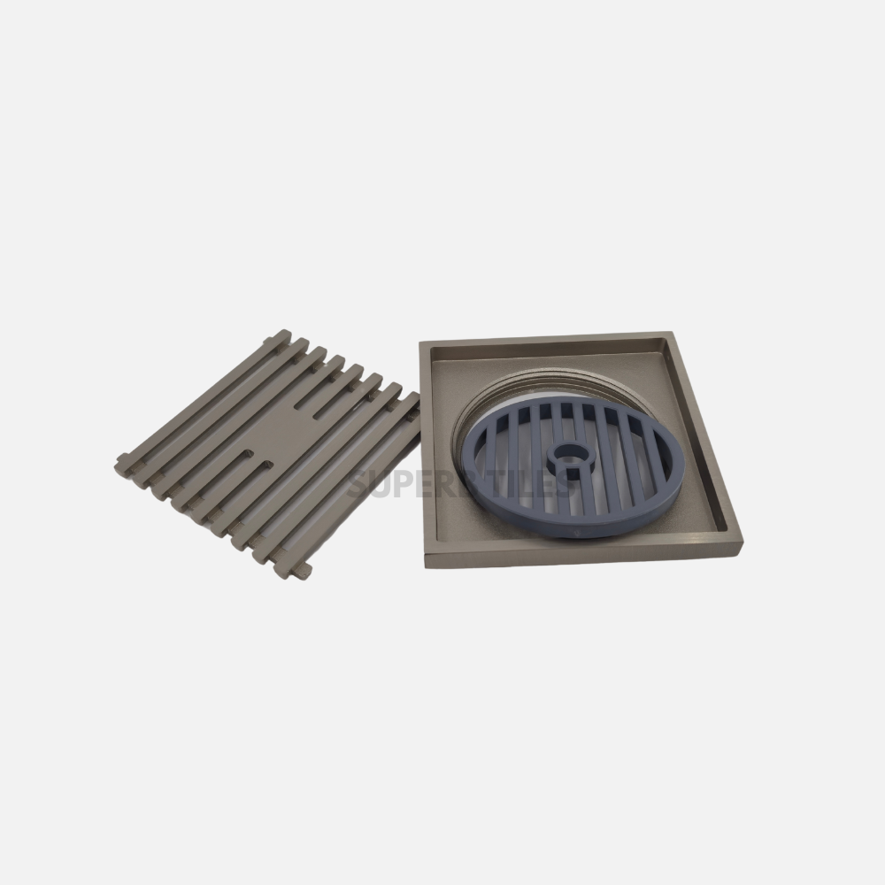 FLOOR GRATE 100X100 - 80MM WASTE PIPE
