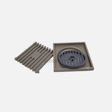 FLOOR GRATE 100X100 - 80MM WASTE PIPE
