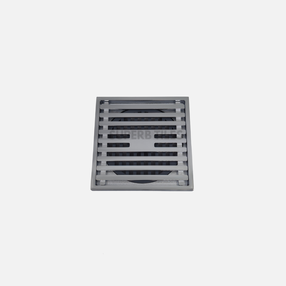 FLOOR GRATE 100X100 - 80MM WASTE PIPE