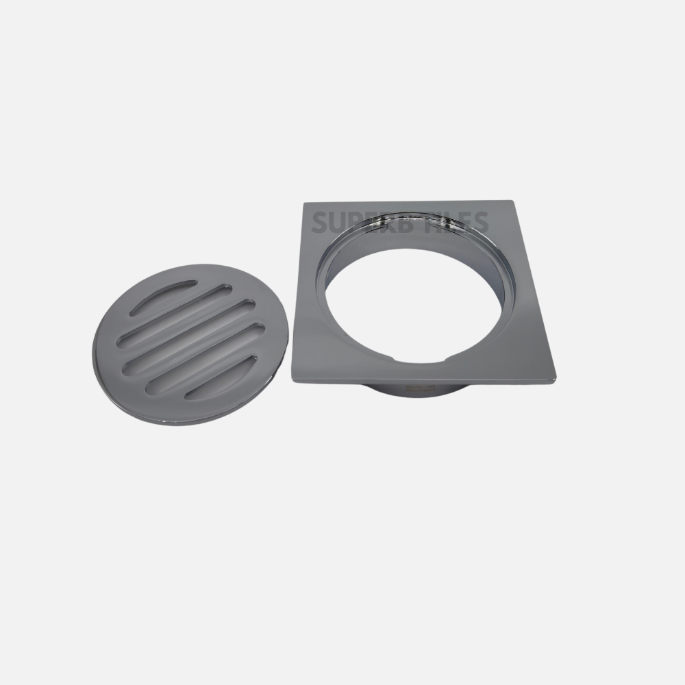 FLOOR GRATE 85X85 - 75MM WASTE PIPE