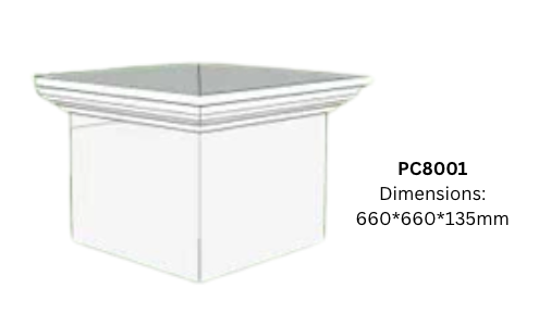 PIER CAP PC8001 FOAM MOULDINGS