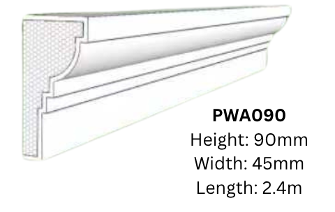 ARCHITRAVE PWA090 FOAM MOULDINGS
