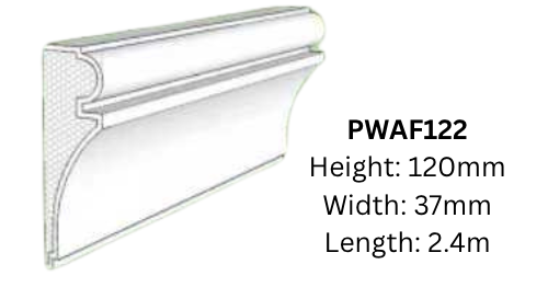 ARCHITRAVE PWAF122 FOAM MOULDINGS