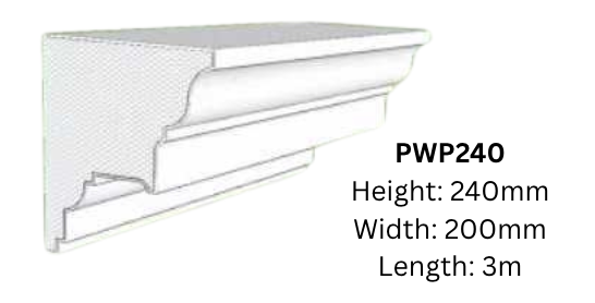 PARPET/EAVE PWP240 FOAM MOULDINGS