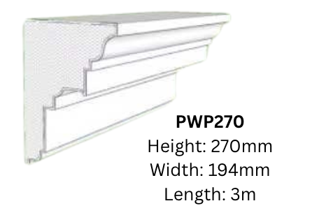 PARPET/EAVE PWP270 FOAM MOULDINGS