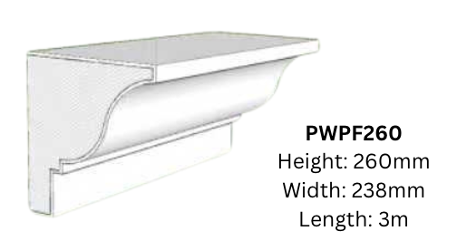 PARPET/EAVE PWPF260 FOAM MOULDINGS
