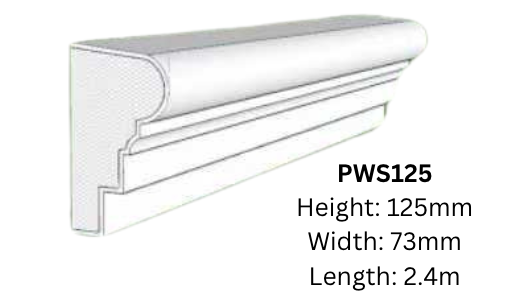 WINDOW SILL PWS125 FOAM MOULDINGS