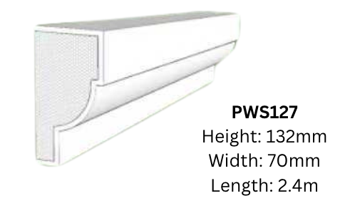 WINDOW SILL PWS127 FOAM MOULDINGS