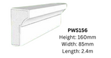 WINDOW SILL PWS156 FOAM MOULDINGS
