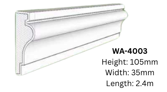 ARCHITRAVE WA4003 FOAM MOULDINGS
