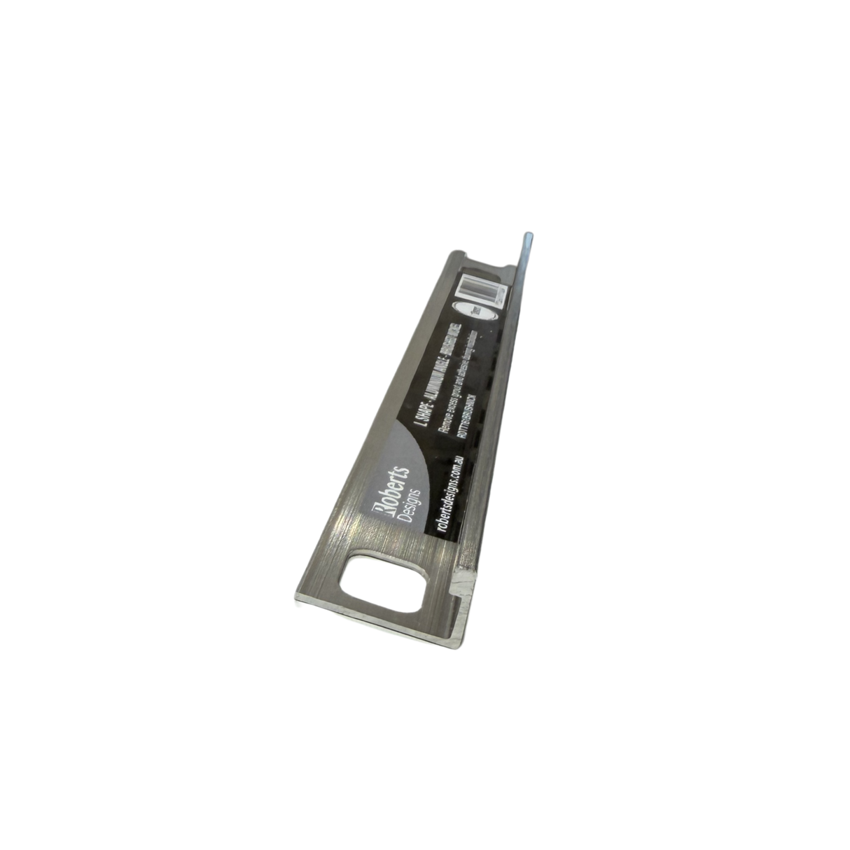 TRIMS - L SHAPE ALUMINIUM 3M - BRUSHED NICKEL