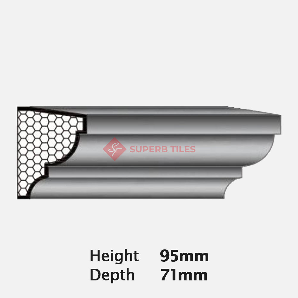 STRING COURSE MOULDED PWC-093 FOAM MOULDINGS