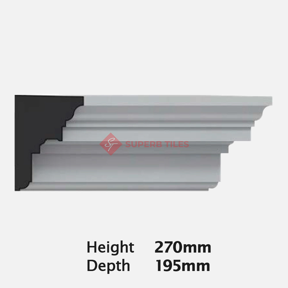 HEAD CORNICE PWP-270 FOAM MOULDINGS