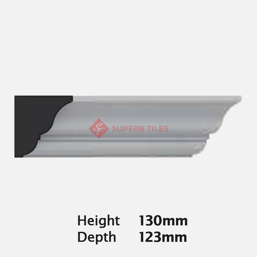 MINOR CORNICE PWP-D130 FOAM MOULDINGS