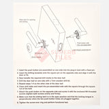 Magnetic Door Lock 375x375x380mm